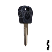 Uncut Cloneable Transponder Key Blank | Daewoo | DW04RT5 Automotive Key Keyline USA
