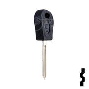 Uncut Cloneable Transponder Key Blank | Daewoo | DW04RT5 Automotive Key Keyline USA