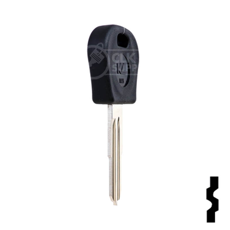 Uncut Cloneable Transponder Key Blank | Daewoo | DW04RT5 Automotive Key Keyline USA