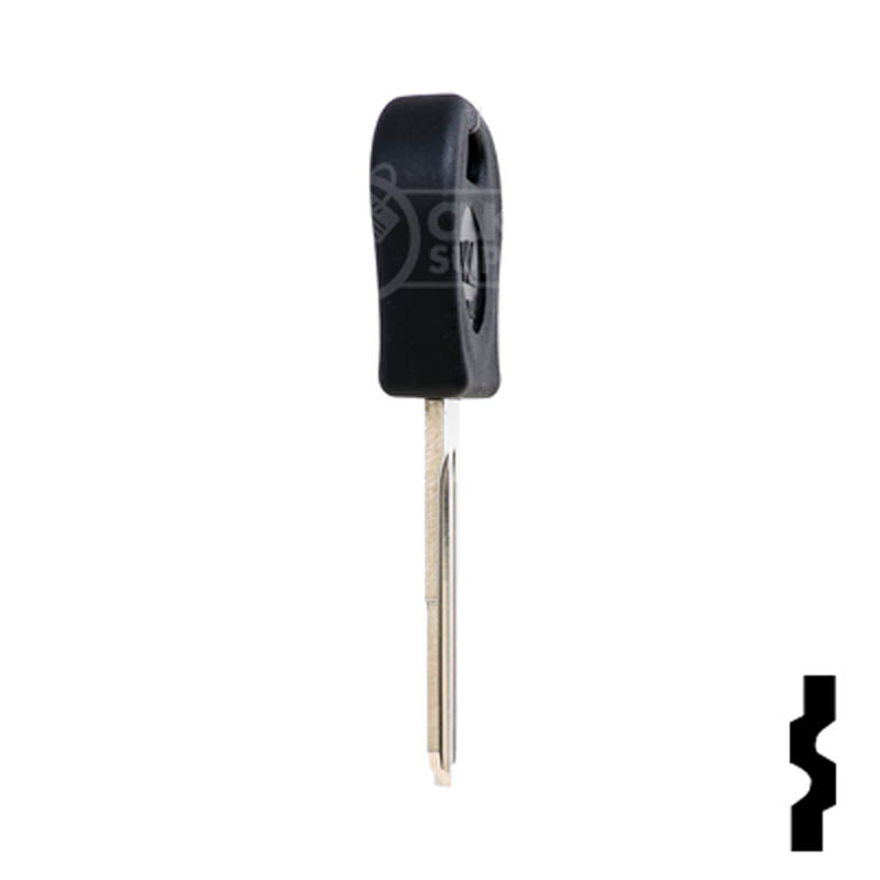 Uncut Cloneable Transponder Key Blank | Daewoo | DW04RT5 Automotive Key Keyline USA