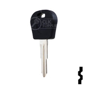 Uncut Cloneable Transponder Key Blank | Daewoo | DW04RT5 Automotive Key Keyline USA