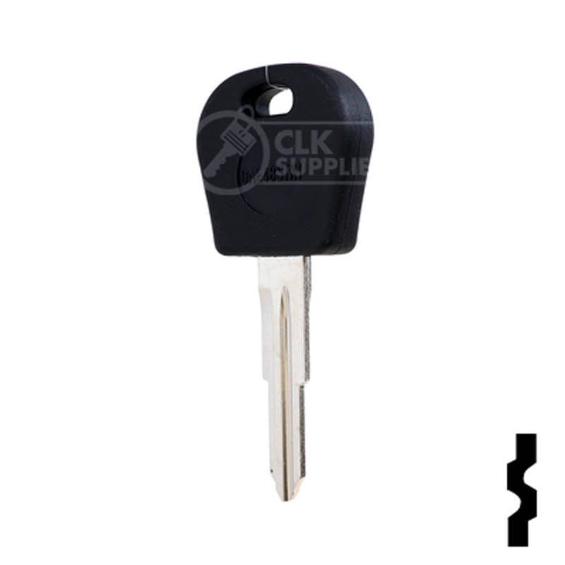 Uncut Cloneable Transponder Key Blank | Daewoo | DW04RT5 Automotive Key Keyline USA