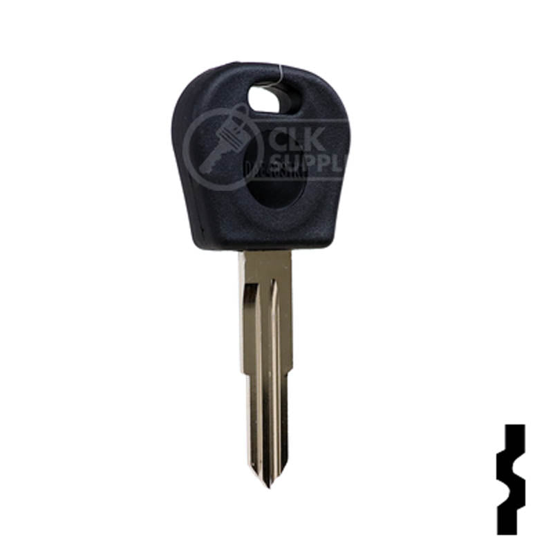 Uncut Cloneable Transponder Key Blank | Daewoo | DW04RT5 Automotive Key Keyline USA