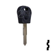 Uncut Cloneable Transponder Key Blank | Daewoo | DW04RT5 Automotive Key Keyline USA