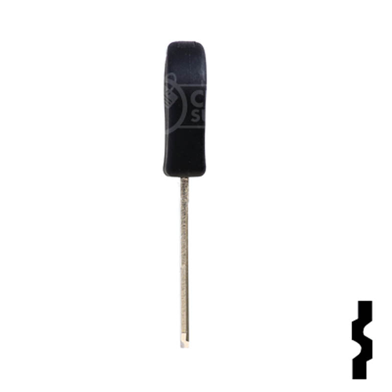 Uncut Cloneable Transponder Key Blank | Daewoo | DW04RT5 Automotive Key Keyline USA