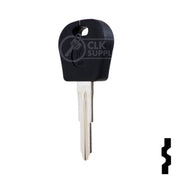 Uncut Cloneable Transponder Key Blank | Daewoo | DW04RT5 Automotive Key Keyline USA