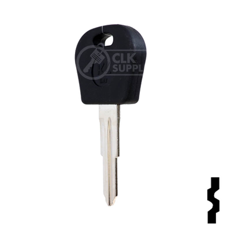 Uncut Cloneable Transponder Key Blank | Daewoo | DW04RT5 Automotive Key Keyline USA