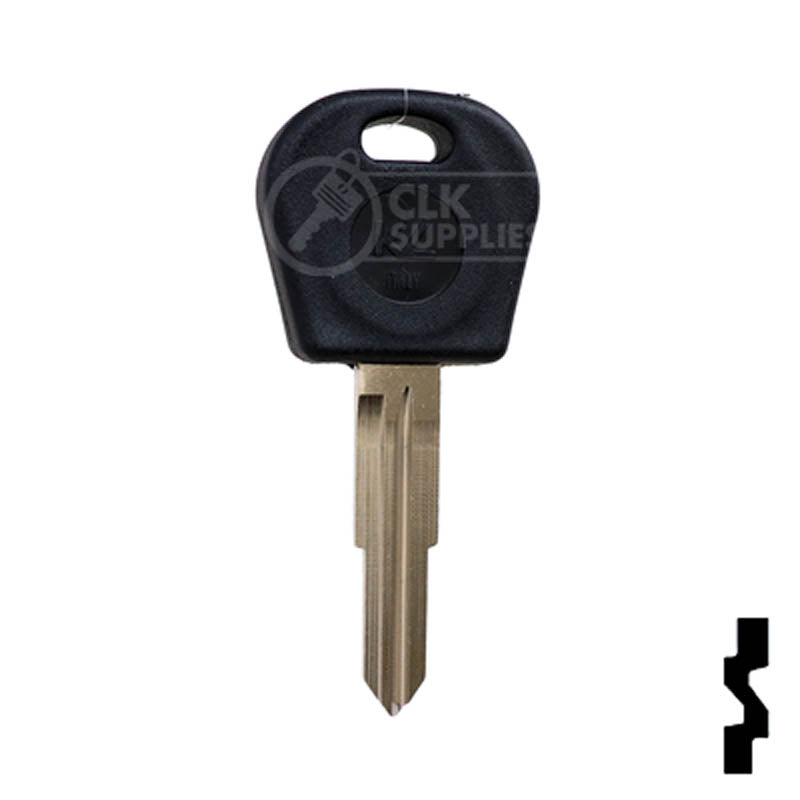 Uncut Cloneable Transponder Key Blank | Daewoo | DW05RT5 Automotive Key Keyline USA