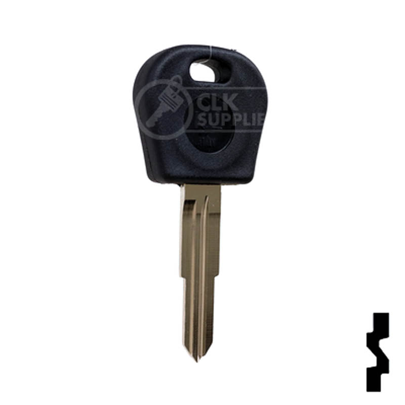 Uncut Cloneable Transponder Key Blank | Daewoo | DW05RT5 Automotive Key Keyline USA