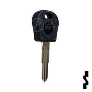Uncut Cloneable Transponder Key Blank | Daewoo | DW05RT5 Automotive Key Keyline USA