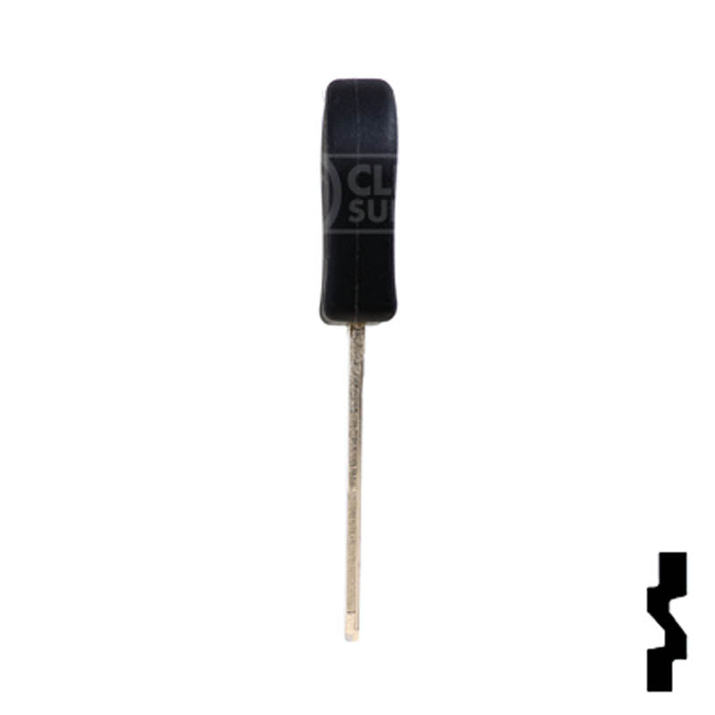Uncut Cloneable Transponder Key Blank | Daewoo | DW05RT5 Automotive Key Keyline USA