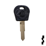Uncut Cloneable Transponder Key Blank | Daewoo | DW05RT5 Automotive Key Keyline USA