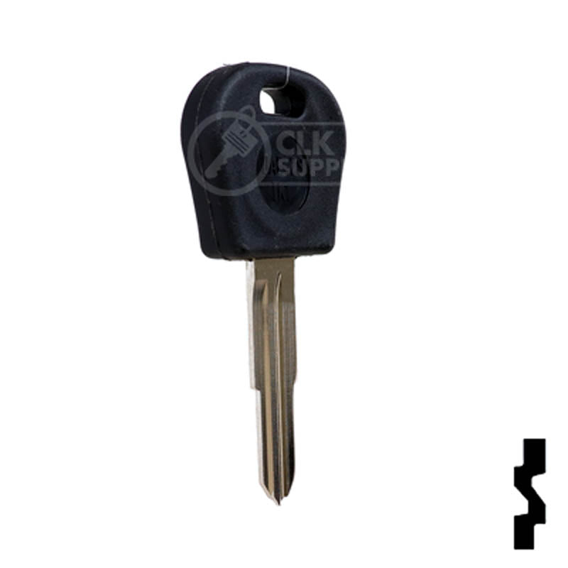 Uncut Cloneable Transponder Key Blank | Daewoo | DW05RT5 Automotive Key Keyline USA