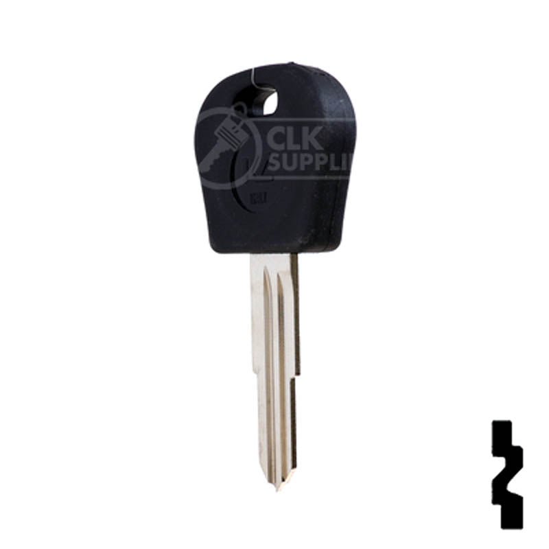 Uncut Cloneable Transponder Key Blank | Daewoo | DW05T5 Automotive Key Keyline USA