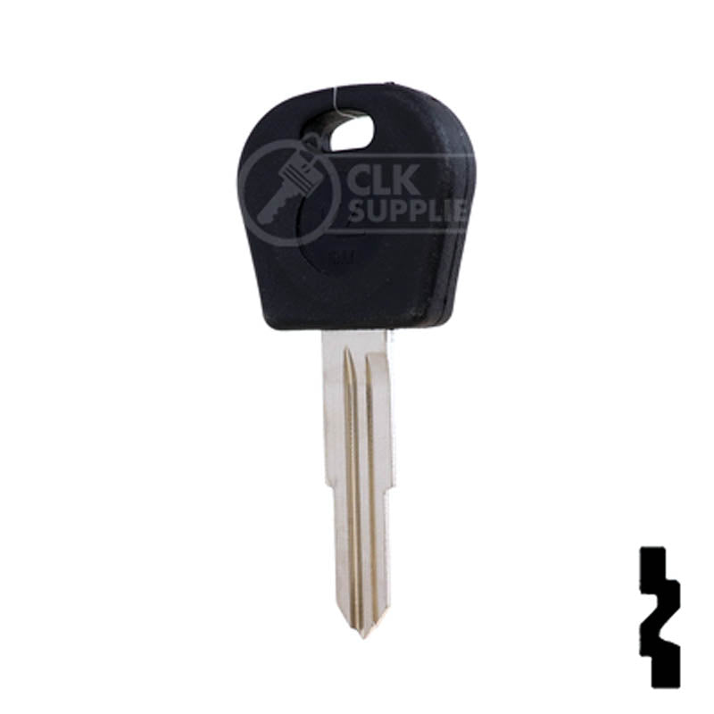 Uncut Cloneable Transponder Key Blank | Daewoo | DW05T5 Automotive Key Keyline USA
