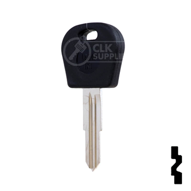 Uncut Cloneable Transponder Key Blank | Daewoo | DW05T5 Automotive Key Keyline USA