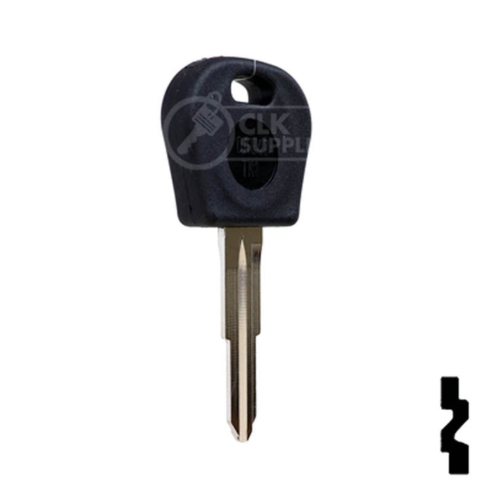 Uncut Cloneable Transponder Key Blank | Daewoo | DW05T5 Automotive Key Keyline USA