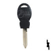 Uncut Emergency Key Blank | Chrysler | Y170PT, 5909874 Automotive Key Strattec