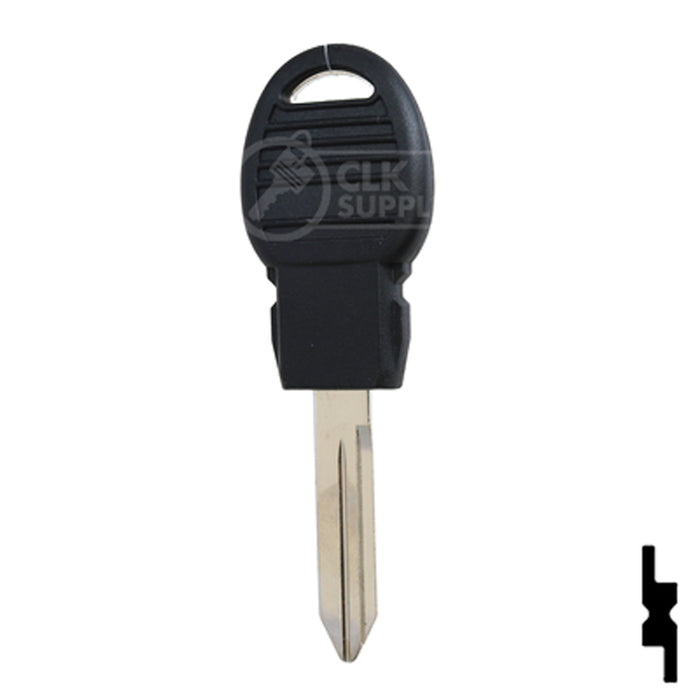Uncut Emergency Key Blank | Chrysler | Y170PT, 5909874 Automotive Key Strattec