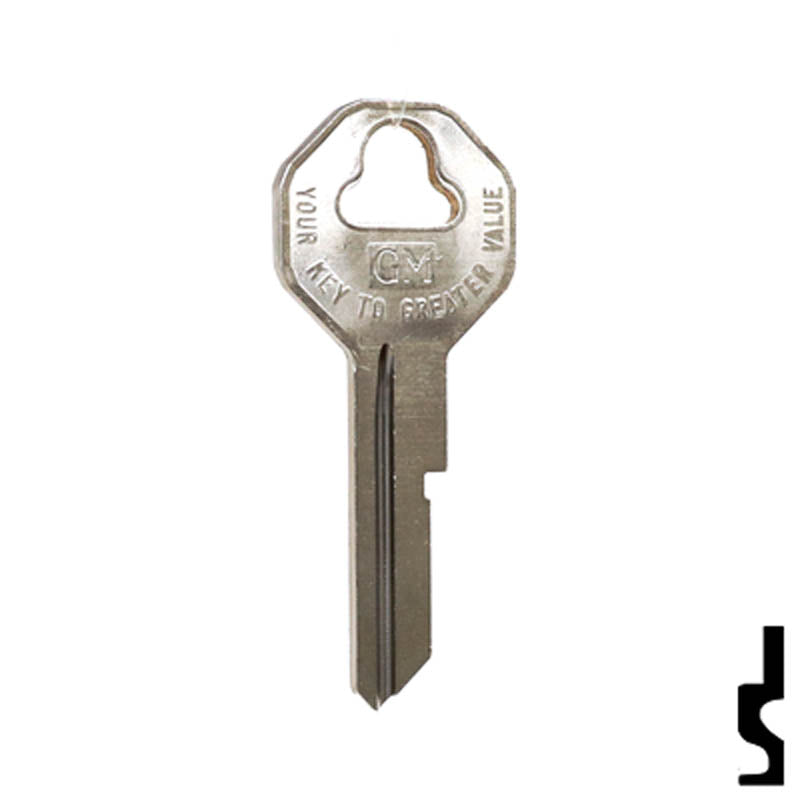 Uncut Key Blank | 32318 | GM OEM Automotive Key Strattec