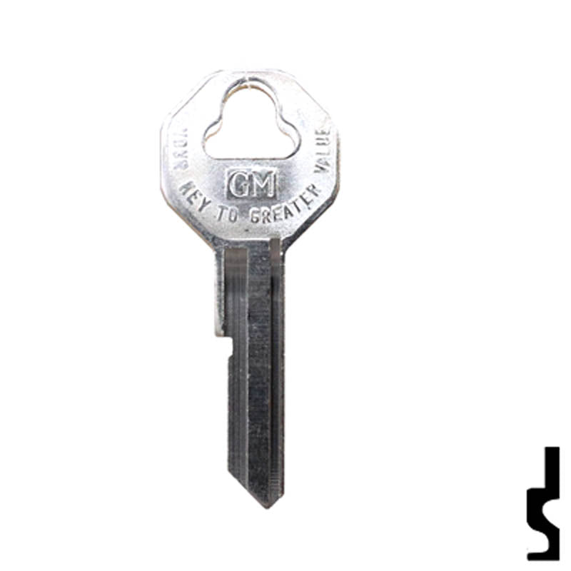 Uncut Key Blank | 32318 | GM OEM Automotive Key Strattec