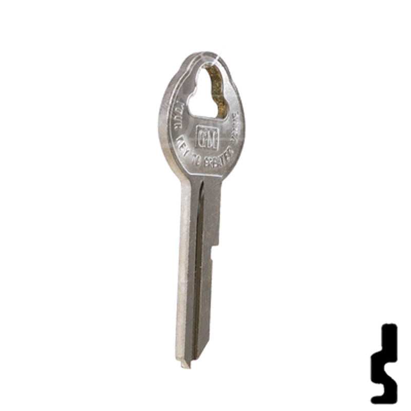 Uncut Key Blank | 32319 | GM OEM Secondary Key Automotive Key Strattec