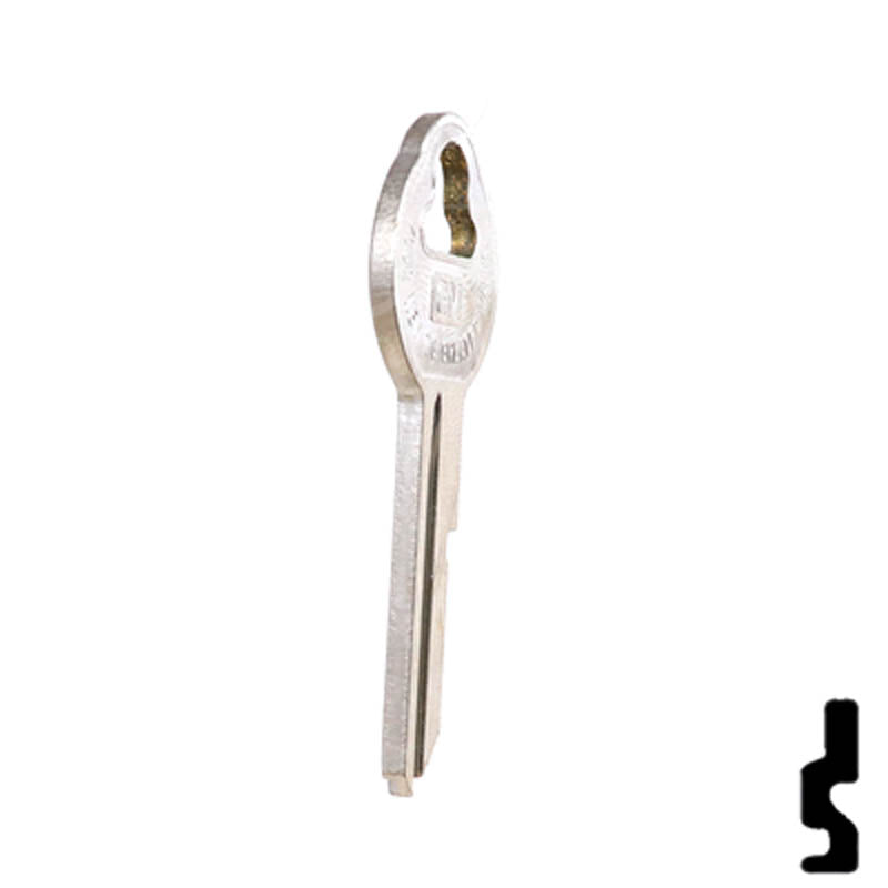 Uncut Key Blank | 32319 | GM OEM Secondary Key Automotive Key Strattec