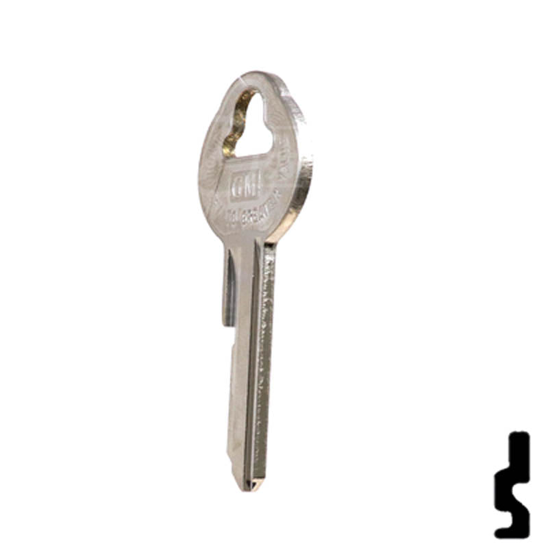 Uncut Key Blank | 32319 | GM OEM Secondary Key Automotive Key Strattec