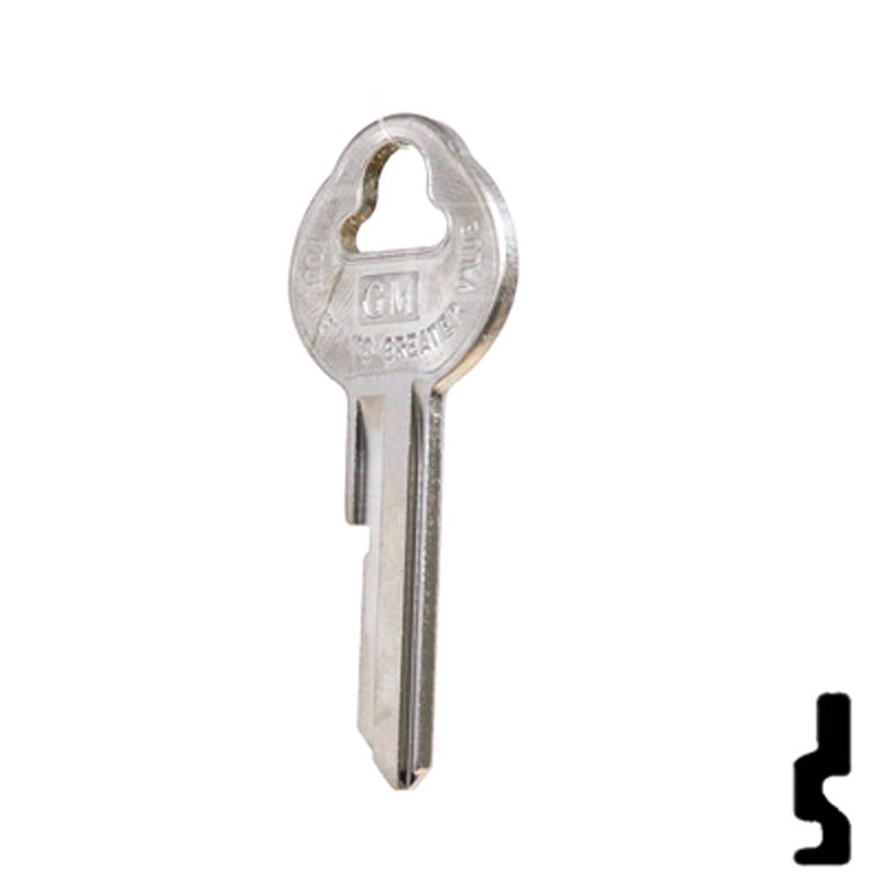 Uncut Key Blank | 32319 | GM OEM Secondary Key Automotive Key Strattec