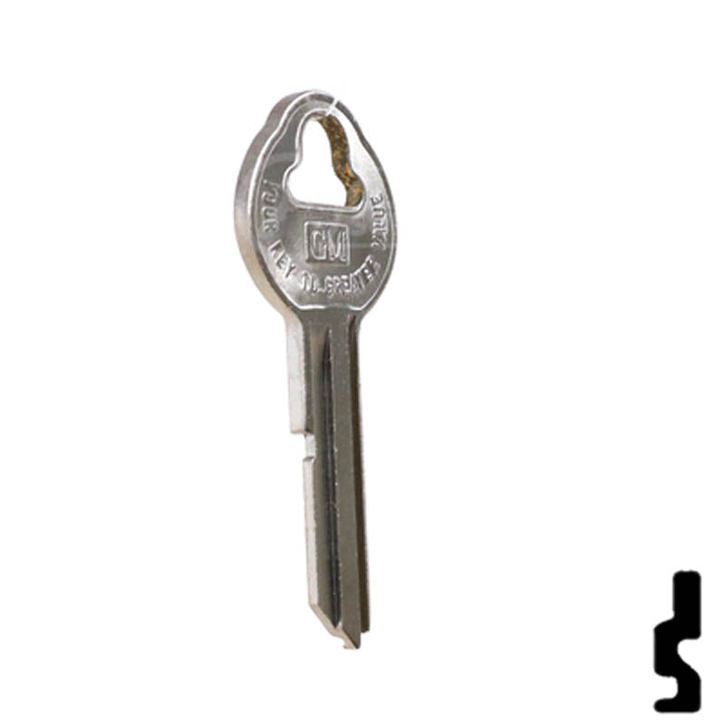 Uncut Key Blank | 32319 | GM OEM Secondary Key Automotive Key Strattec