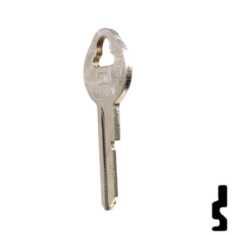 Uncut Key Blank | 32319 | GM OEM Secondary Key Automotive Key Strattec