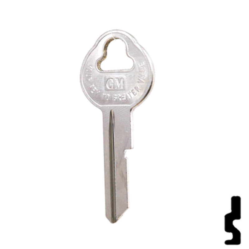Uncut Key Blank | 32319 | GM OEM Secondary Key Automotive Key Strattec