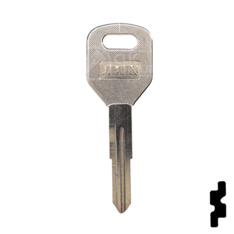 Uncut Key Blank | Acura | Honda | X204, HD99 Automotive Key JMA USA
