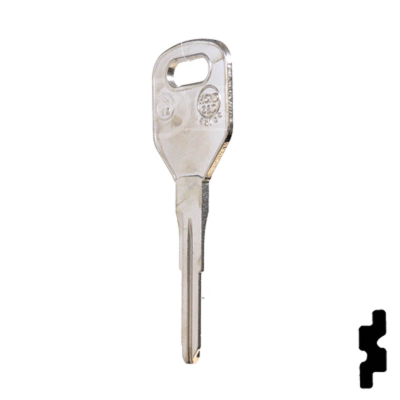 Uncut Key Blank | Acura | Honda | X204, HD99 Automotive Key JMA USA