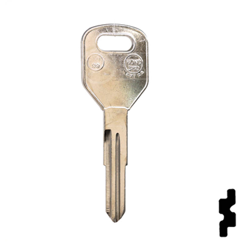 Uncut Key Blank | Acura | Honda | X204, HD99 Automotive Key JMA USA