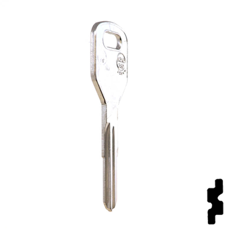 Uncut Key Blank | Acura | Honda | X204, HD99 Automotive Key JMA USA
