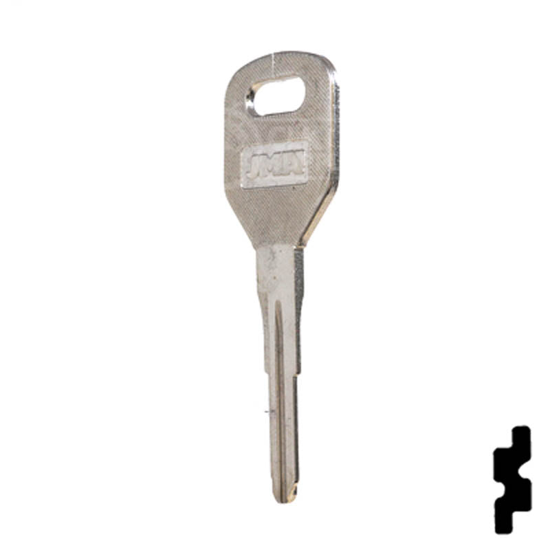Uncut Key Blank | Acura | Honda | X204, HD99 Automotive Key JMA USA