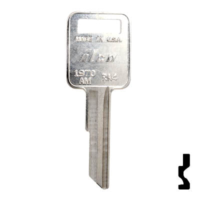 Uncut  Key Blank | American Motors, Freightliner | 1970AM, RA4 Automotive Key Ilco