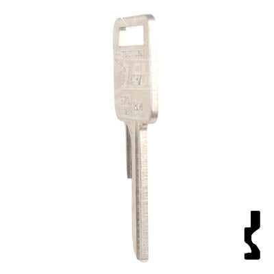 Uncut  Key Blank | American Motors, Freightliner | 1970AM, RA4 Automotive Key Ilco