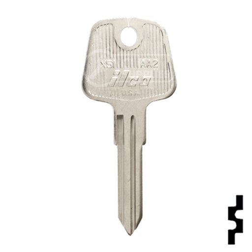 Uncut Key Blank | Audi | AA2, X51 Automotive Key Ilco