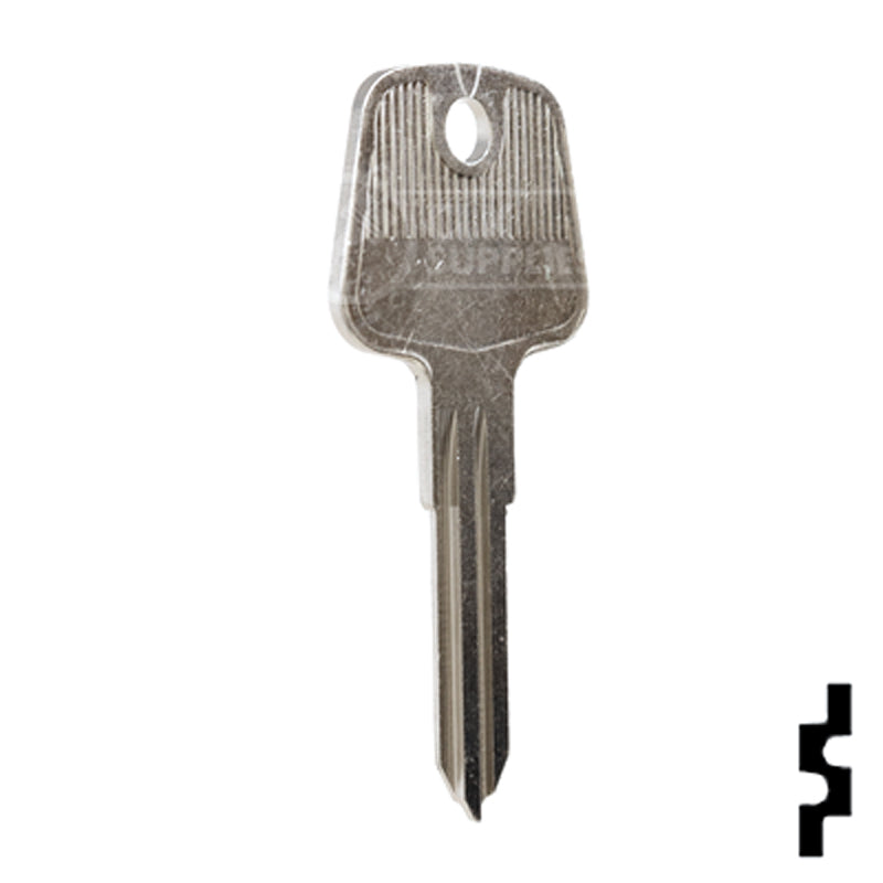 Uncut Key Blank | Audi | AA2, X51 Automotive Key Ilco