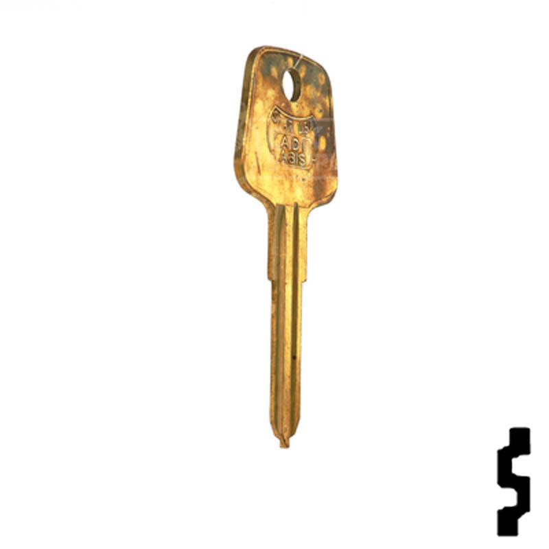 Uncut Key Blank | Audi | PA6 Automotive Key Ilco