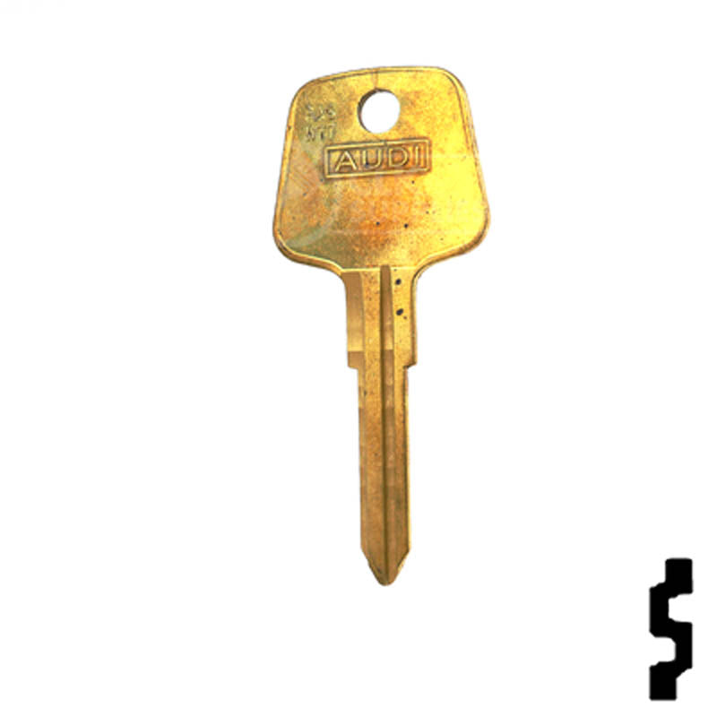 Uncut Key Blank | Audi | PA6 Automotive Key Ilco