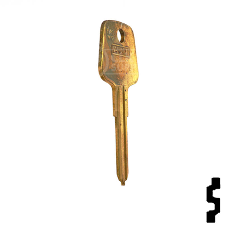 Uncut Key Blank | Audi | PA6 Automotive Key Ilco