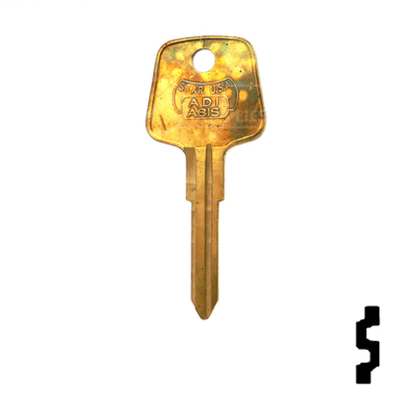 Uncut Key Blank | Audi | PA6 Automotive Key Ilco
