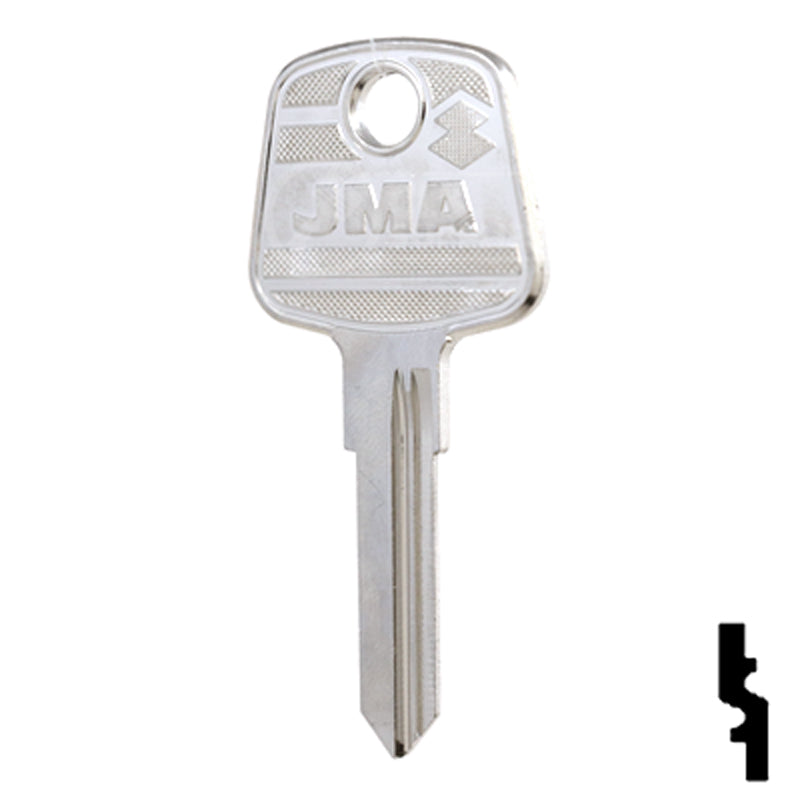 Uncut Key Blank | Audi | PA8 Automotive Key JMA USA