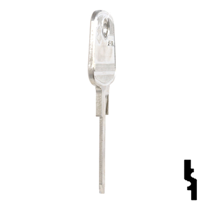 Uncut Key Blank | Audi | PA8 Automotive Key JMA USA