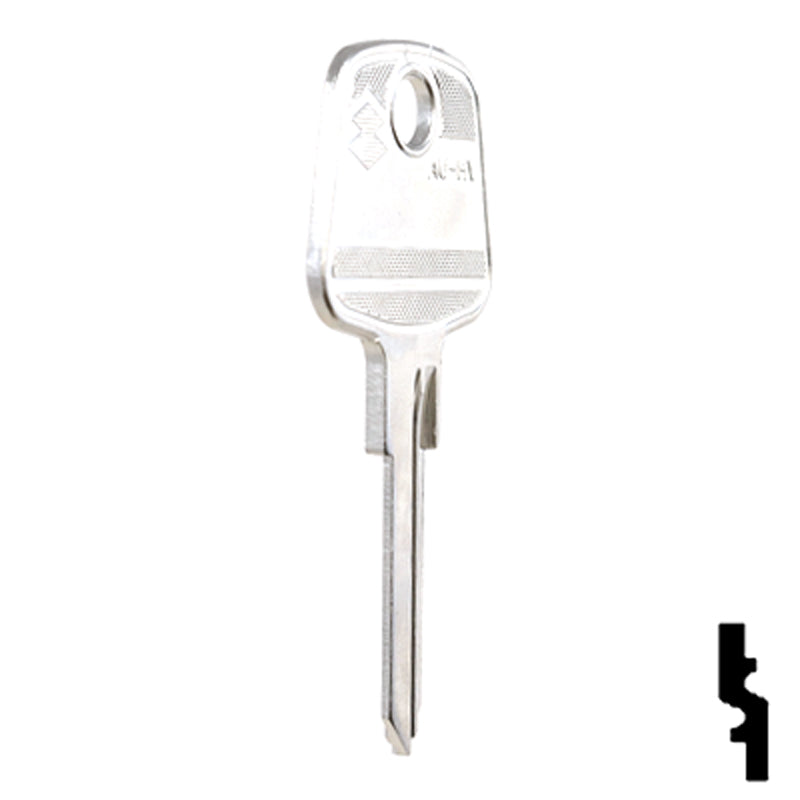 Uncut Key Blank | Audi | PA8 Automotive Key JMA USA