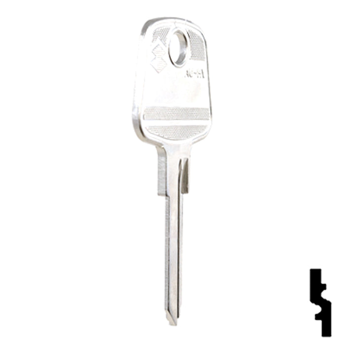 Uncut Key Blank | Audi | PA8 Automotive Key JMA USA