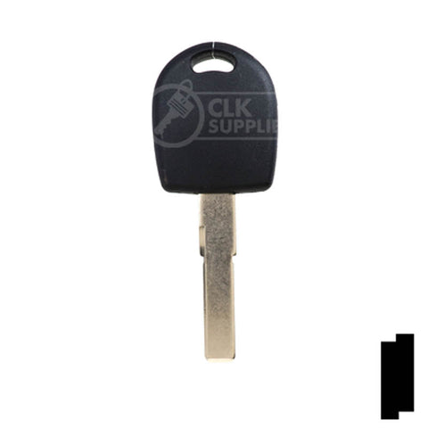 Uncut Key Blank | Audi / Volkswagen Transponder | HU66T24 Automotive Key LockVoy
